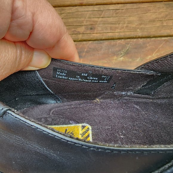 Clarks Grasp Chime Black Leather Slip Resist Slip on Work Clogs Women's Sz 8.5 M - Picture 11 of 15